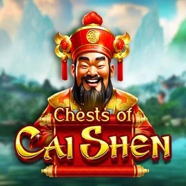 Slots logo of Chests of Cai Shen from Pragmatic Play at SkyHills Casino