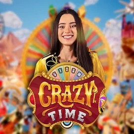 Crazy Time game by Evolution – logo hosted on SkyHills Casino