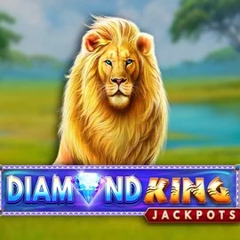 Diamond King Jackpots slot visual from SpinPlay Games available on skyhills-casino-be.com