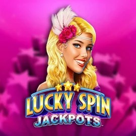 Lucky Spin Jackpots by Novomatic, showcased at skyhills-casino-be.com – game logo