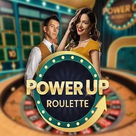PowerUP Roulette by Pragmatic Play, showcased at skyhills-casino-be.com – game logo