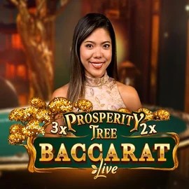 Live Casino logo of Prosperity Tree Baccarat from Evolution at SkyHills Casino