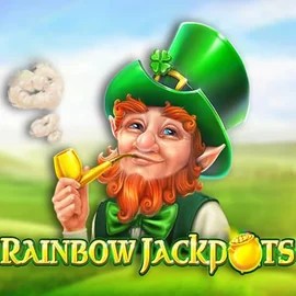 Rainbow Jackpots slot icon by Red Tiger Gaming, available at SkyHills Casino