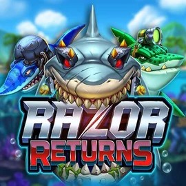 Razor Returns logo by Push Gaming SkyHills Casino
