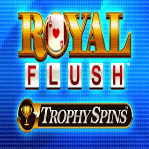 Royal Flush Trophy Spins logo by Greentube SkyHills Casino